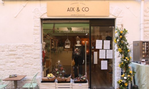 Aix and Co – Concept Store créateurs & salon de thé