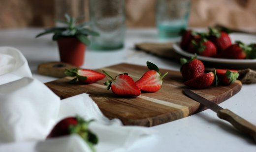 Astuce zéro déchet: Sirop de queues de fraises