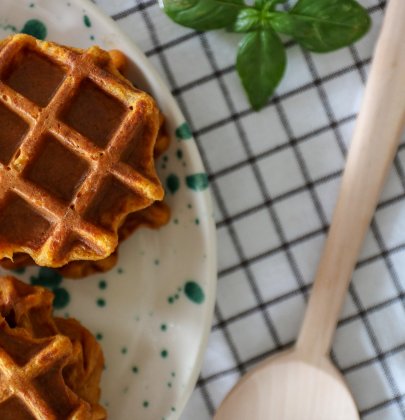 Gaufres de patates douces – Senya