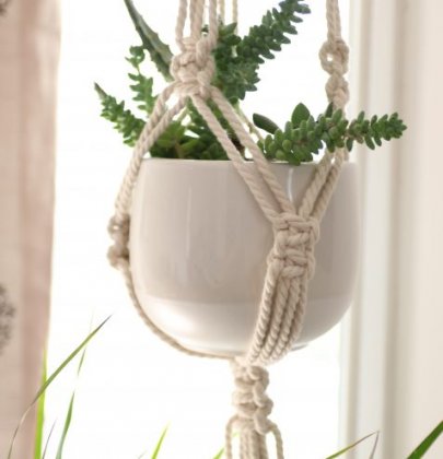 Spring Macramé met en valeur nos plantes