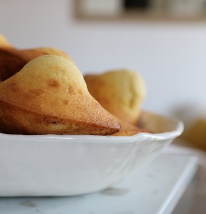 Madeleines à l’orange et son enrobage chocolat