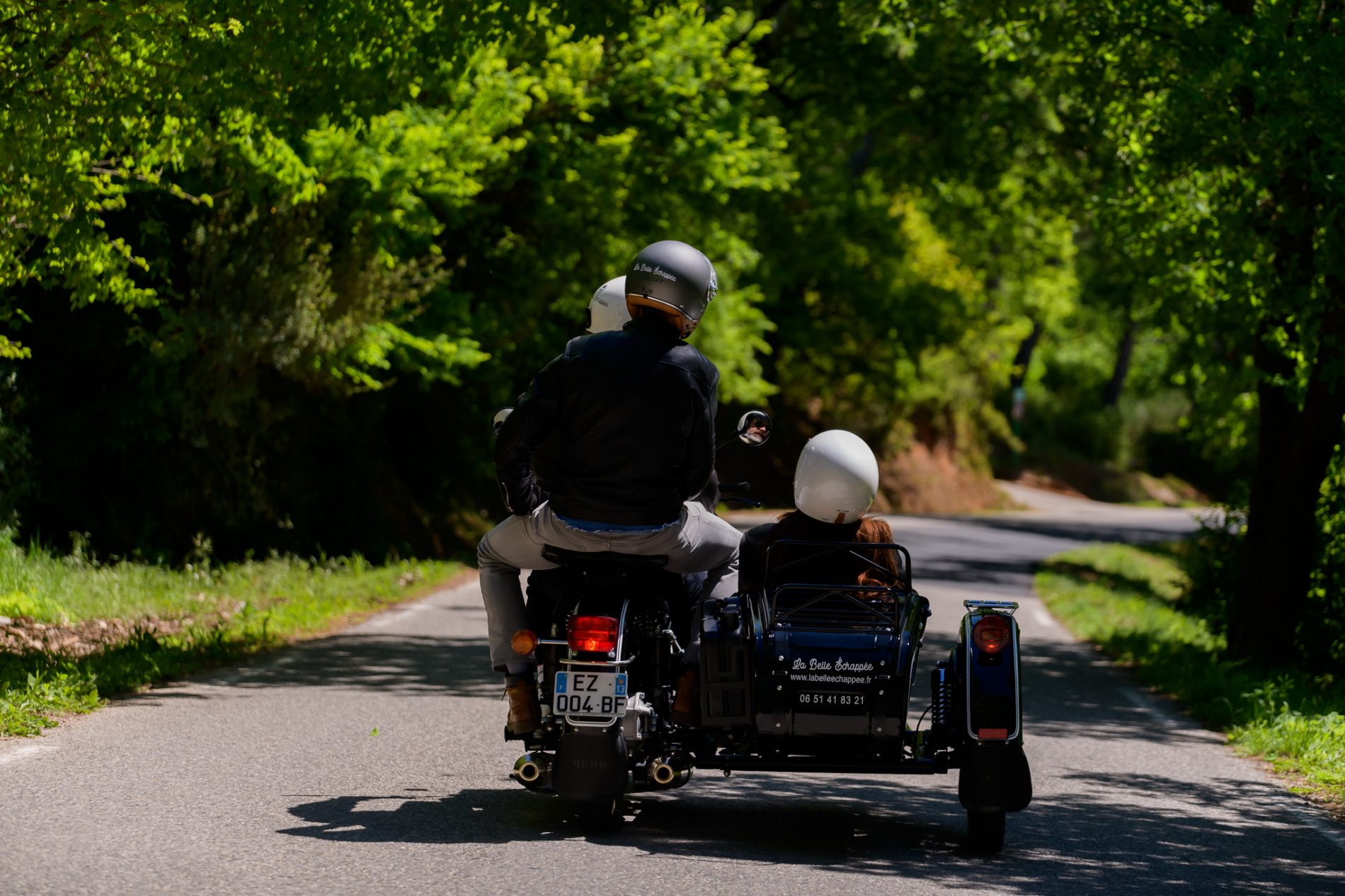 Balade en side-car autour de la Sainte-Victoire